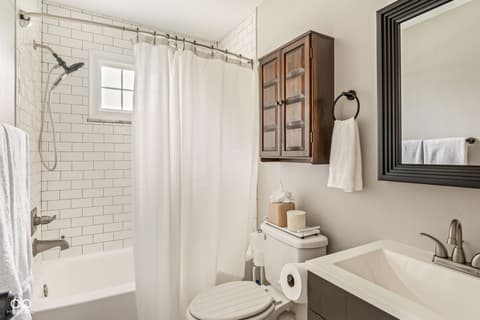 Bathroom at 800 E 104th Street, Carmel, IN