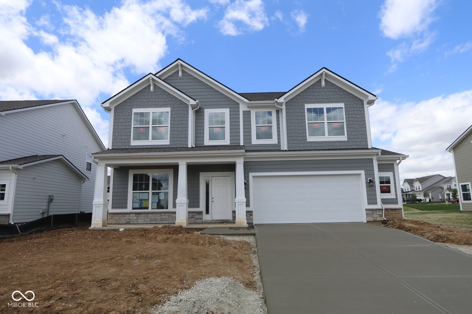 Front exterior at 16823 Cheddar Drive, Noblesville, IN