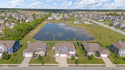 Aerial view at 9917 Gallop Lane, Fishers, IN