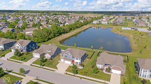 Aerial view at 9917 Gallop Lane, Fishers, IN
