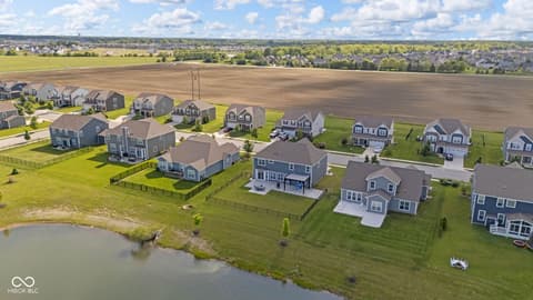 Aerial view at 9917 Gallop Lane, Fishers, IN