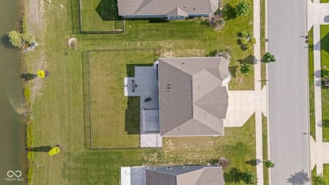 Aerial view at 9917 Gallop Lane, Fishers, IN