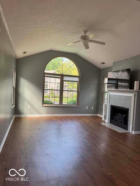 Living room at 7548 Briarstone Drive, Indianapolis, IN
