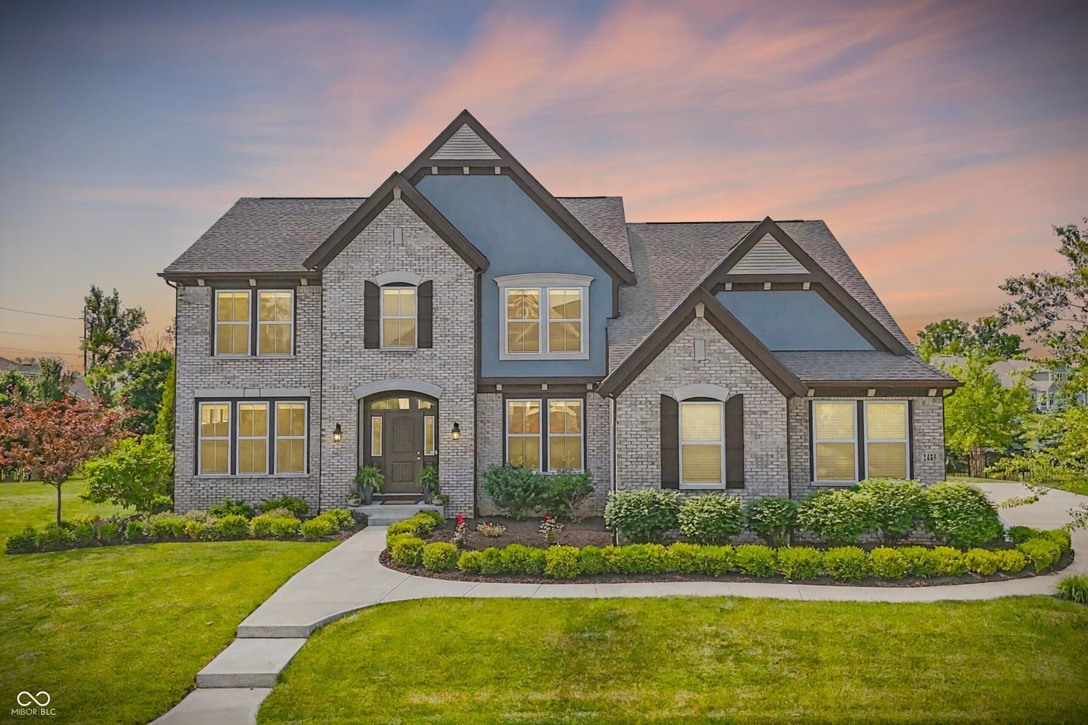 Front exterior at 2485 Alexandra Drive, Carmel, IN