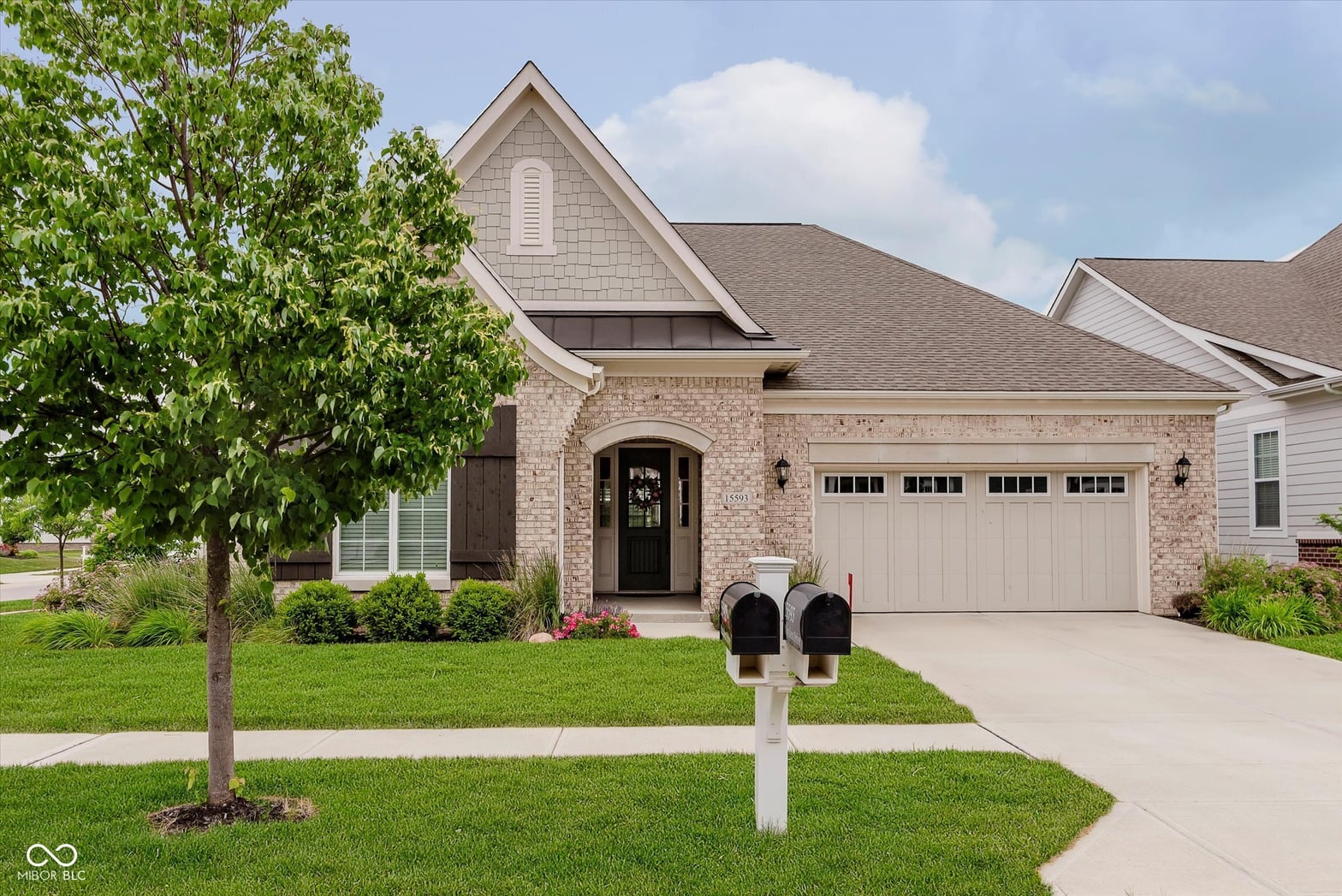 Front exterior at 15593 Marsden Drive, Westfield, IN