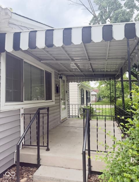Outdoor living area at 1844 N Riley Avenue, Indianapolis, IN