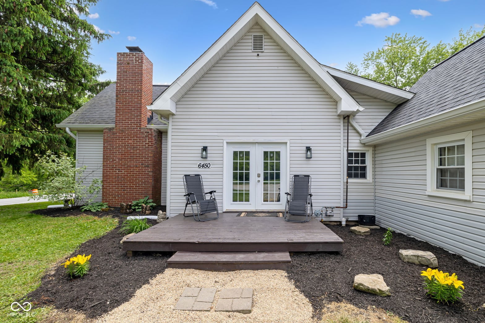 Backyard at 6450 N State Road 75, North Salem, IN