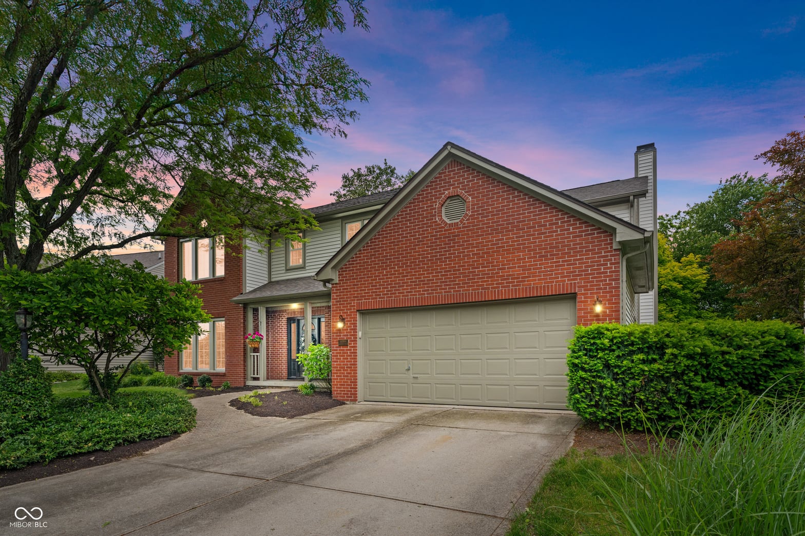 Front exterior at 10501 Greenway Drive, Fishers, IN