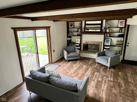 Family room at 377 4th Court E, Carmel, IN