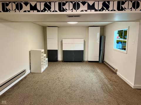 Basement at 377 4th Court E, Carmel, IN