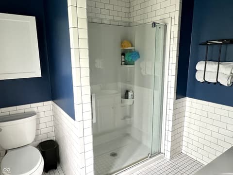 Primary bathroom at 377 4th Court E, Carmel, IN