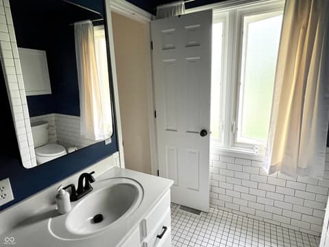 Primary bathroom at 377 4th Court E, Carmel, IN