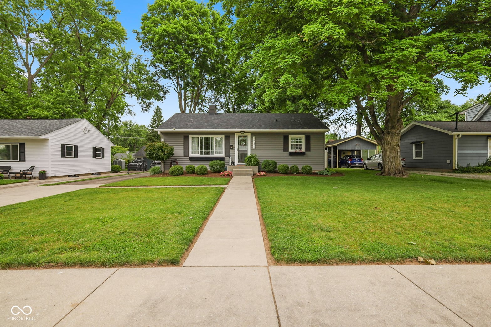 Front exterior at 1240 Hamilton Drive, Noblesville, IN