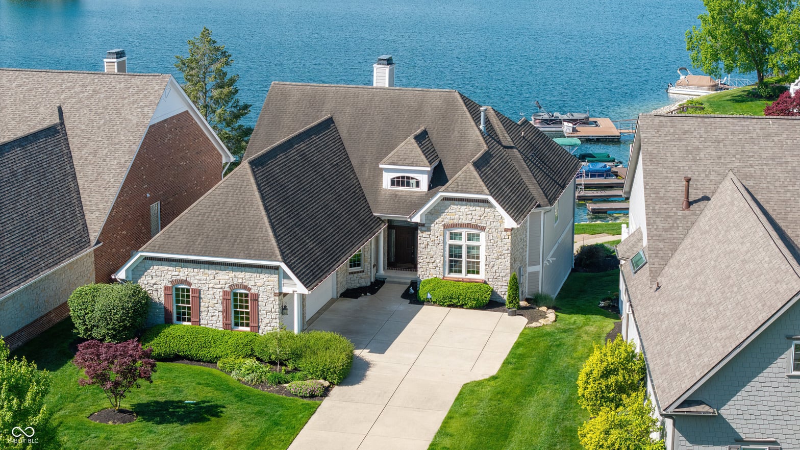 Aerial view at 11065 Spice Lane, Fishers, IN