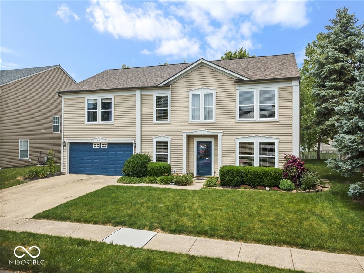 Front exterior at 12624 Majestic Way, Fishers, IN