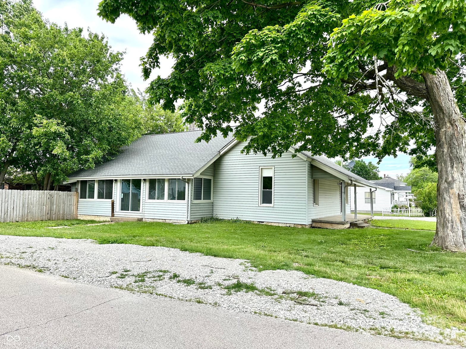 Front exterior at 106 S Hancock Street, Waynetown, IN