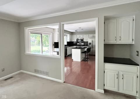 Family room at 1941 Spruce Drive, Carmel, IN