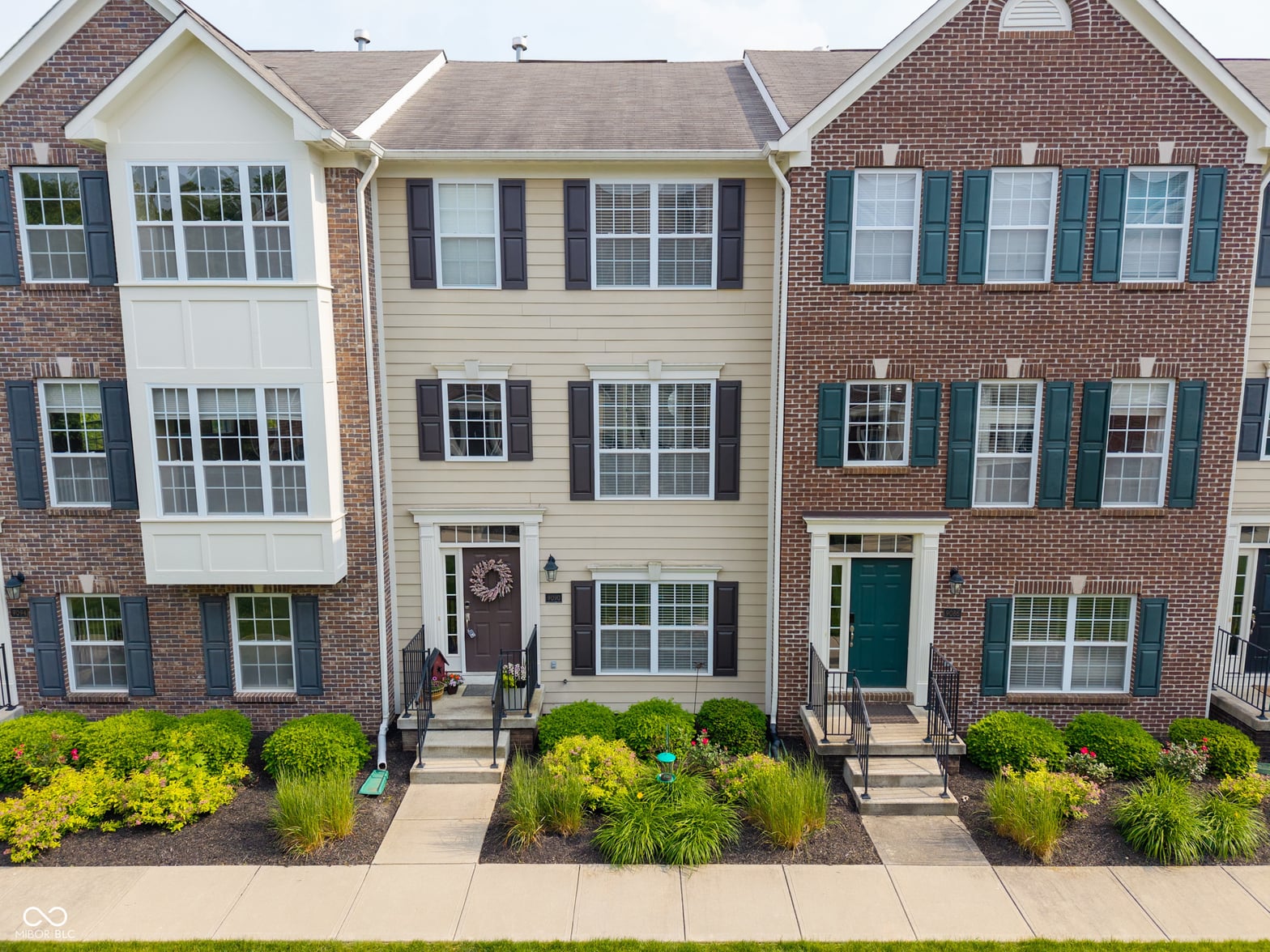 Front exterior at 9090 Demarest Drive, Fishers, IN