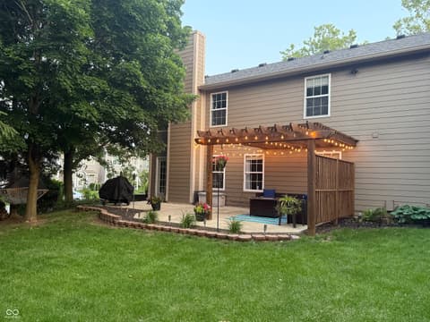 Backyard at 110 Avon Lane, Noblesville, IN