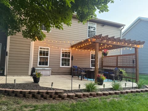 Backyard at 110 Avon Lane, Noblesville, IN