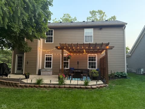 Backyard at 110 Avon Lane, Noblesville, IN