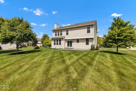 Backyard at 515 Lynton Way, Westfield, IN