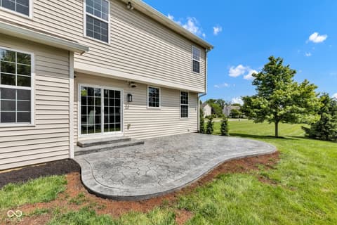 Backyard at 515 Lynton Way, Westfield, IN