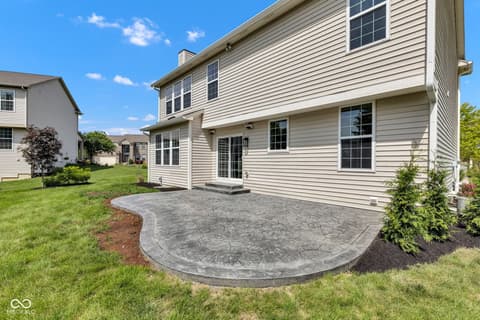 Backyard at 515 Lynton Way, Westfield, IN