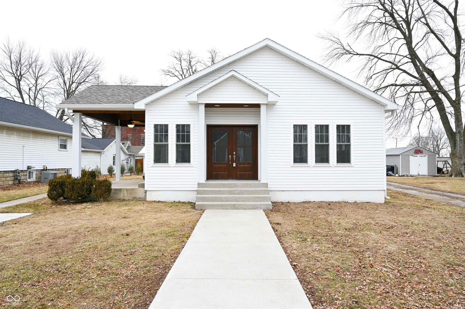 Front exterior at 108 E Walnut Street, Sharpsville, IN