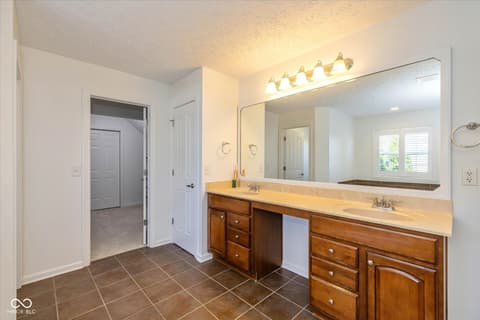 Primary bathroom at 12772 Tram Lane, Carmel, IN