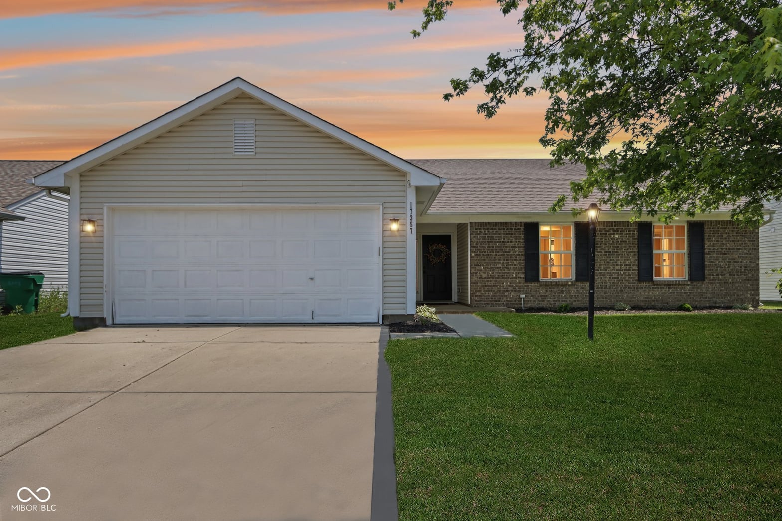 Front exterior at 17357 Austrian Pine Way, Westfield, IN