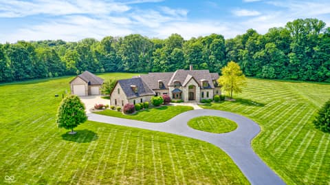 Aerial view at 4181 Whitetail Woods Drive, Bargersville, IN