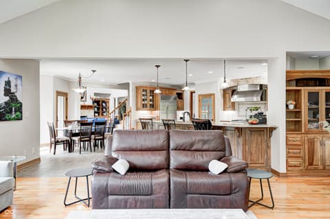 Living room at 4181 Whitetail Woods Drive, Bargersville, IN