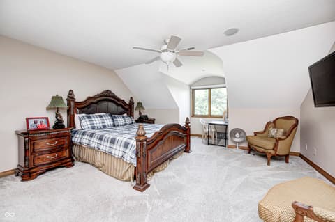 Bedroom at 4181 Whitetail Woods Drive, Bargersville, IN