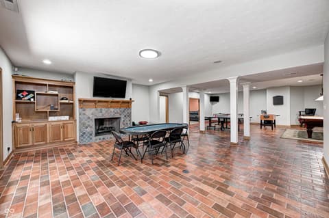 Dining room at 4181 Whitetail Woods Drive, Bargersville, IN