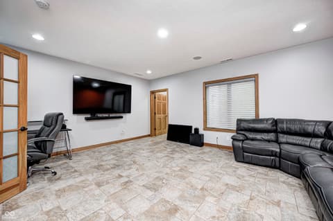 Living room at 4181 Whitetail Woods Drive, Bargersville, IN