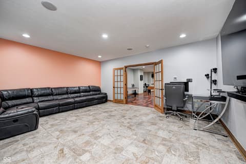 Living room at 4181 Whitetail Woods Drive, Bargersville, IN