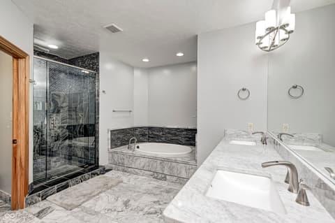 Bathroom at 4181 Whitetail Woods Drive, Bargersville, IN