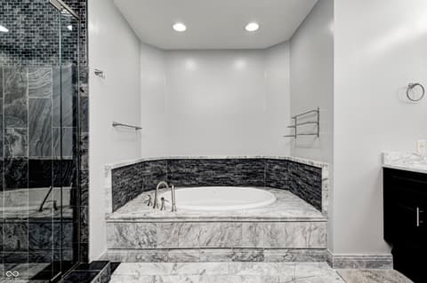 Bathroom at 4181 Whitetail Woods Drive, Bargersville, IN