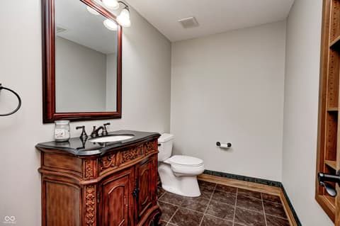 Bathroom at 4181 Whitetail Woods Drive, Bargersville, IN