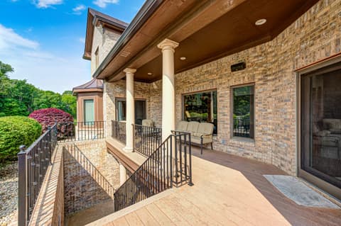 Outdoor living area at 4181 Whitetail Woods Drive, Bargersville, IN