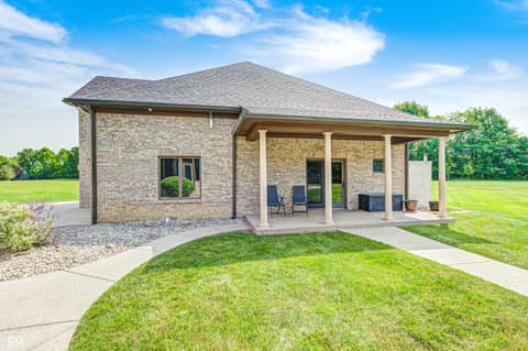 Backyard at 4181 Whitetail Woods Drive, Bargersville, IN