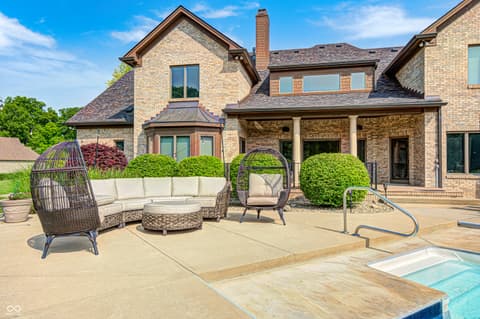 Backyard at 4181 Whitetail Woods Drive, Bargersville, IN