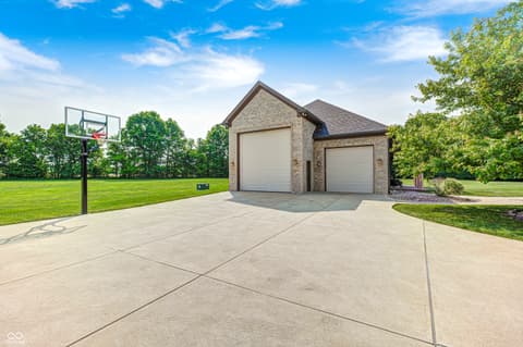 Side exterior at 4181 Whitetail Woods Drive, Bargersville, IN