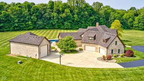 Aerial view at 4181 Whitetail Woods Drive, Bargersville, IN