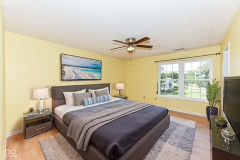 Primary bedroom at 17303 Puntledge Drive, Westfield, IN