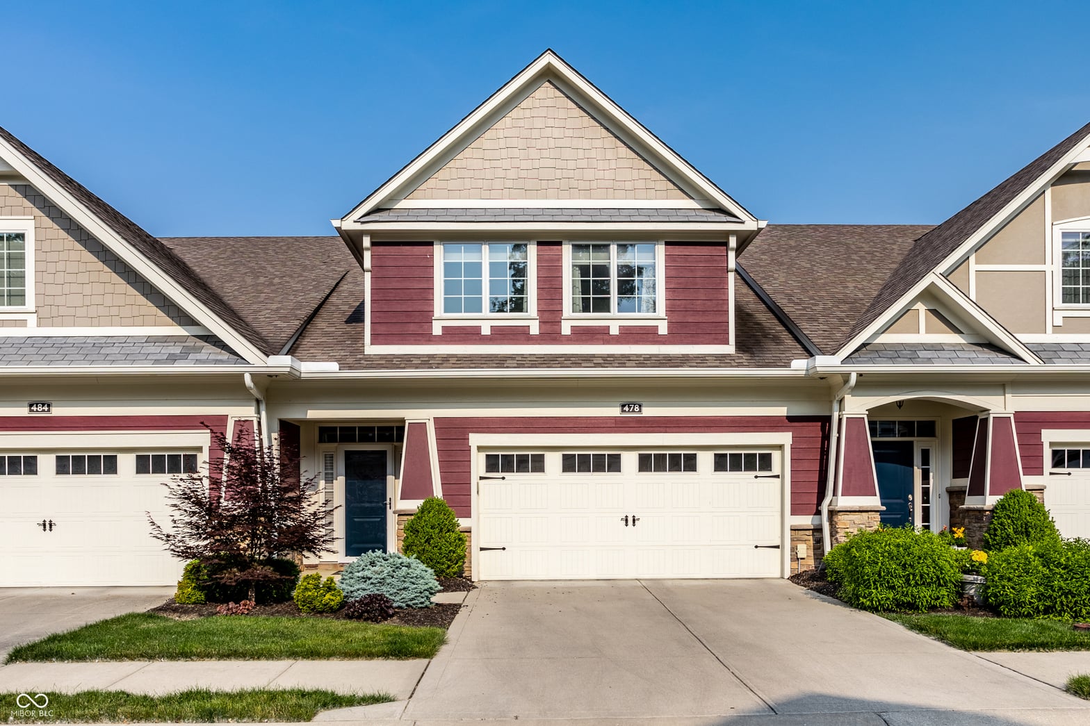 Front exterior at 478 Firefly Lane, Carmel, IN
