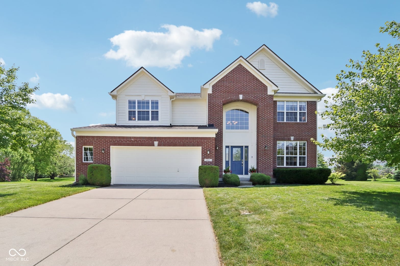 Front exterior at 4017 Ivory Court, Carmel, IN