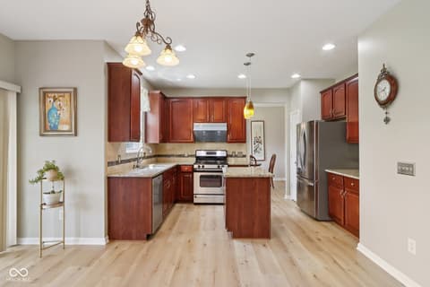 Kitchen at 4017 Ivory Court, Carmel, IN