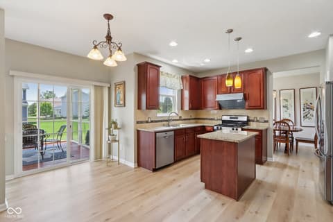 Kitchen at 4017 Ivory Court, Carmel, IN